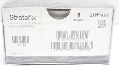 Ethicon SXPP1A200 0 Stratafix  PDS Plus, OS-6 36mm 1/2c, 18inch (x) - Box of 12